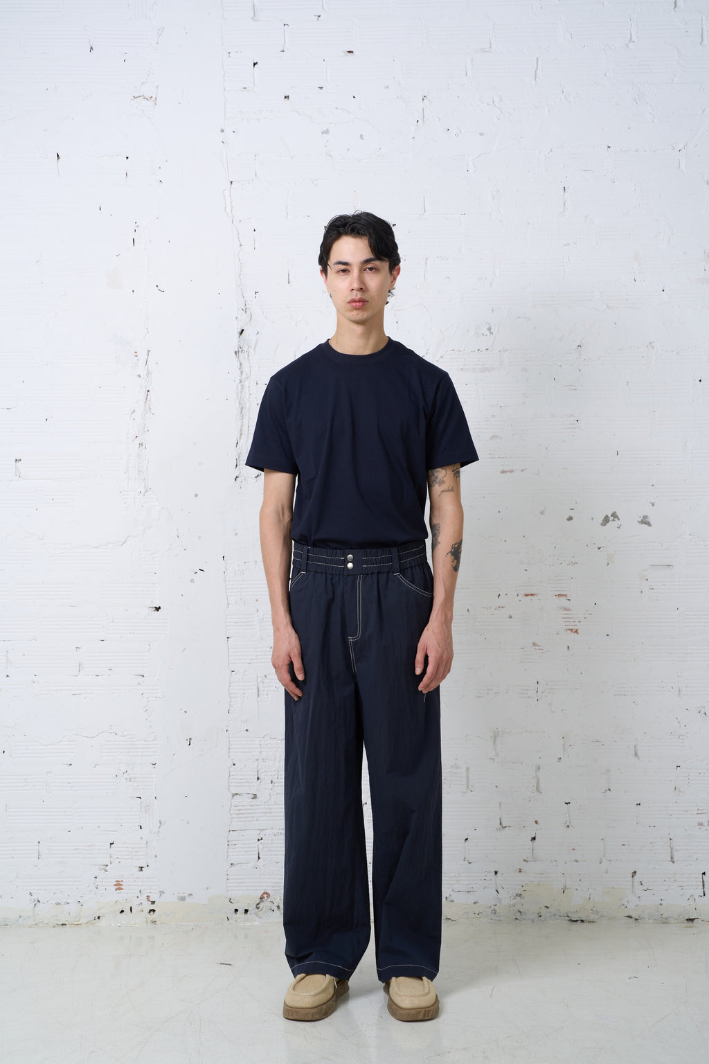 MAXI UTILITY PANTS / DARK NAVY