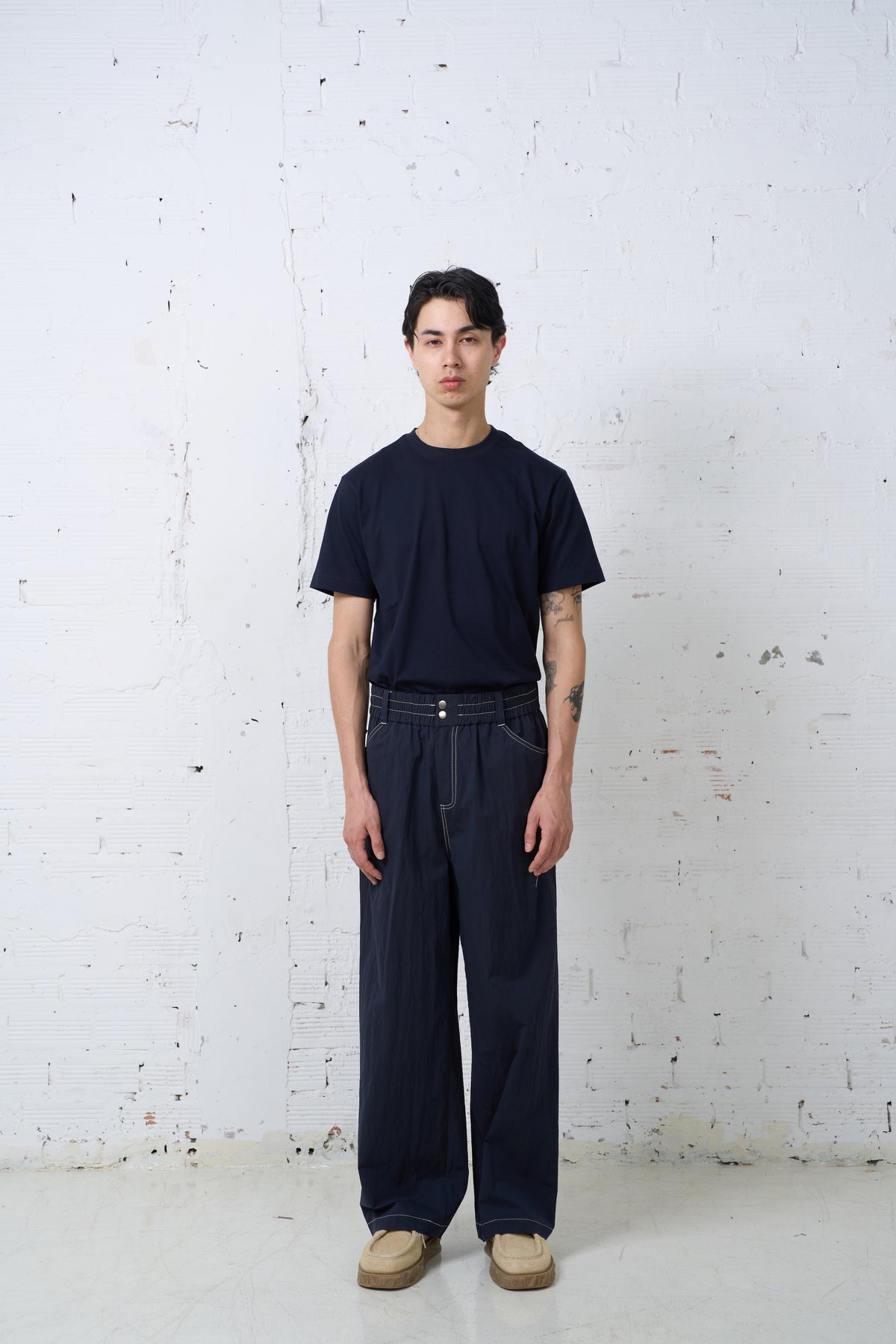 MAXI UTILITY PANTS / DARK NAVY