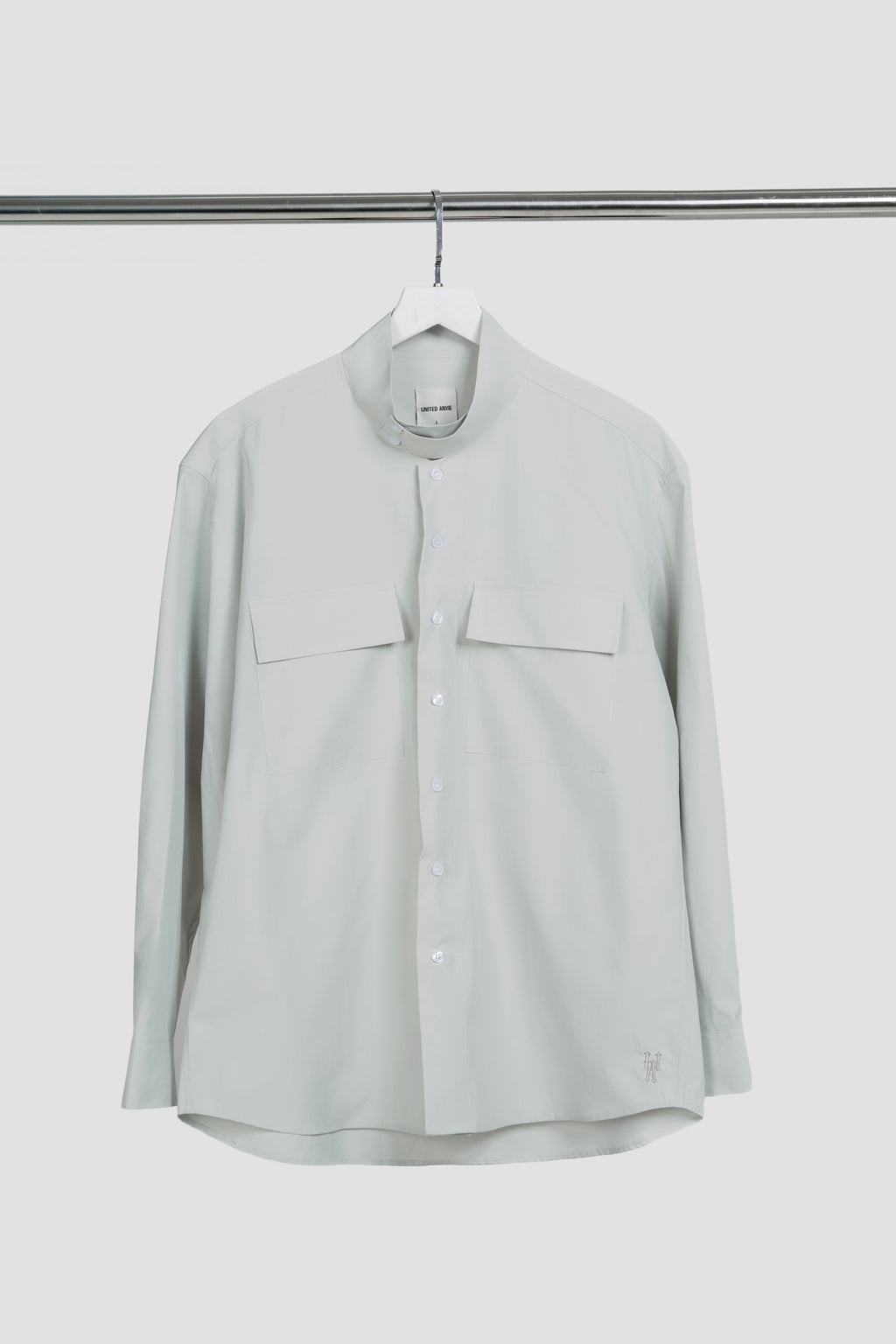HIGH NECK DOUBLE POCKET SHIRTS