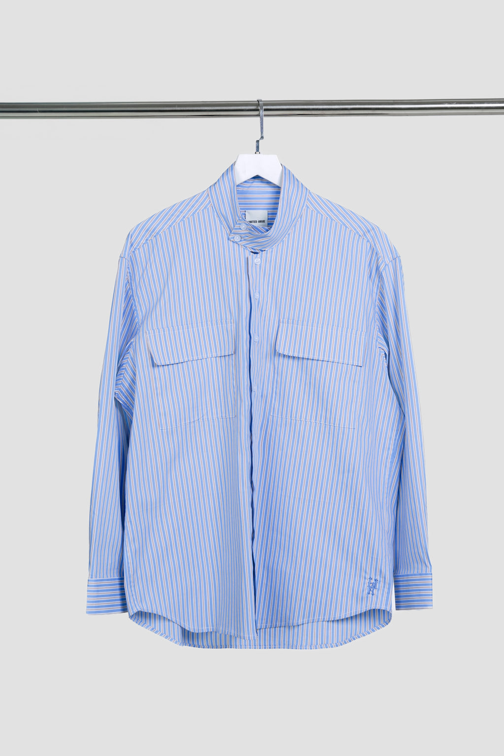 HIGH NECK DOUBLE POCKET SHIRTS