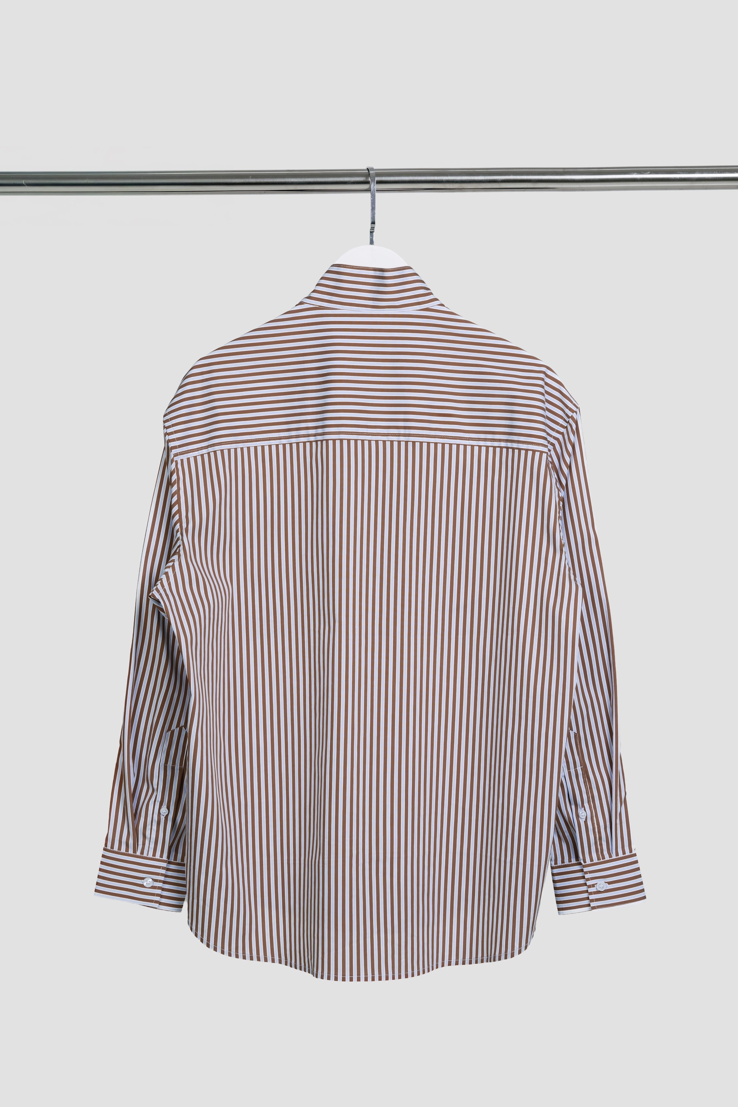 HIGH NECK DOUBLE POCKET SHIRTS