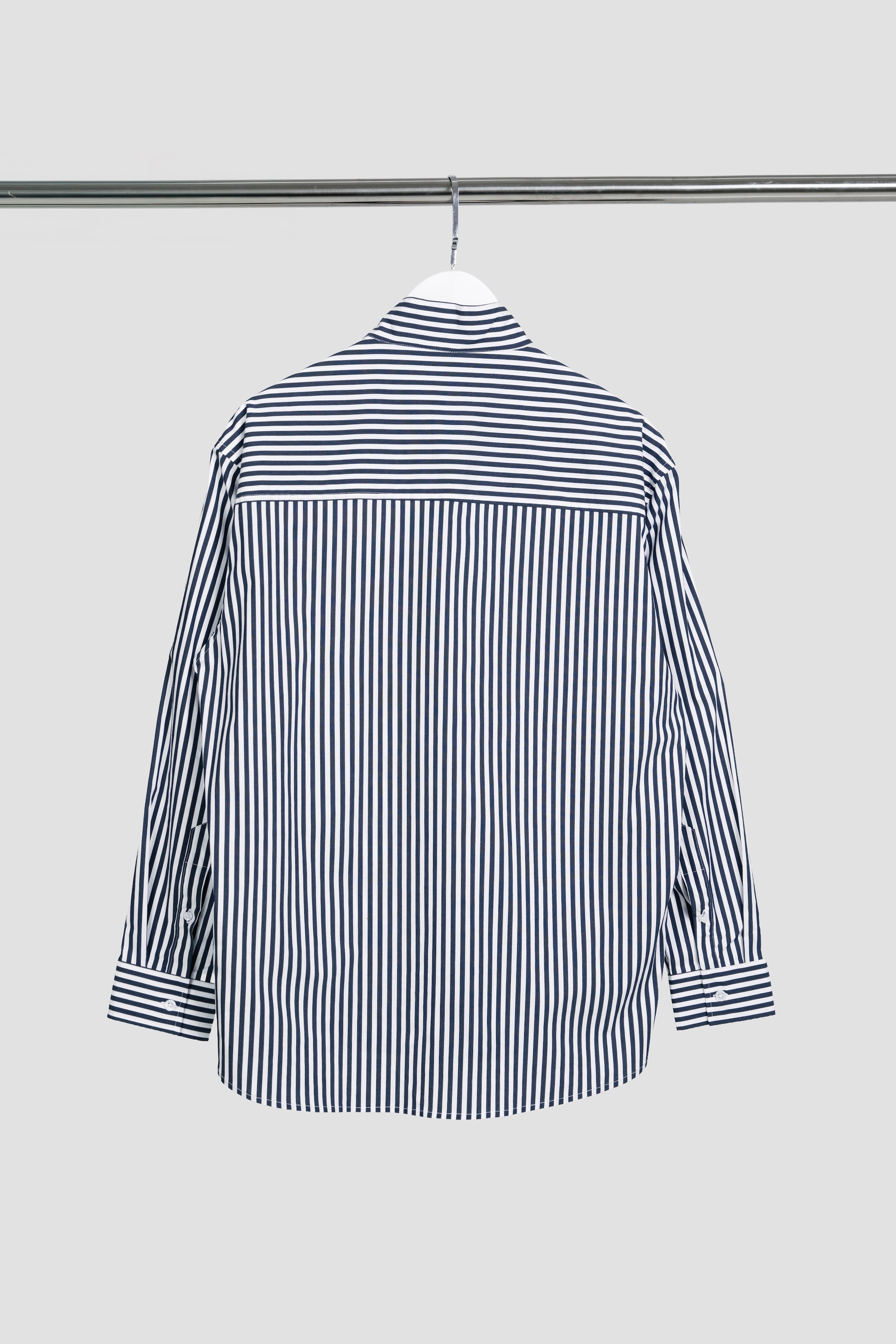 HIGH NECK DOUBLE POCKET SHIRTS