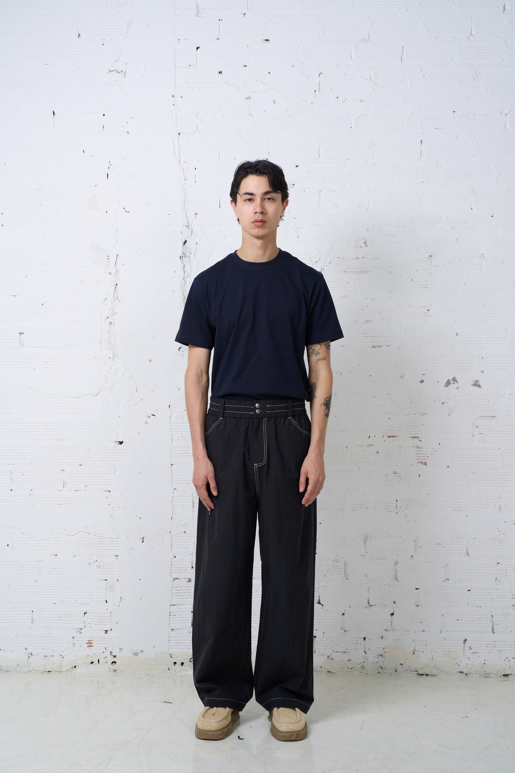 MAXI UTILITY PANTS / BLACK
