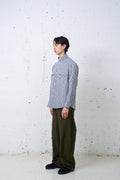 HIGH NECK DOUBLE POCKET SHIRTS