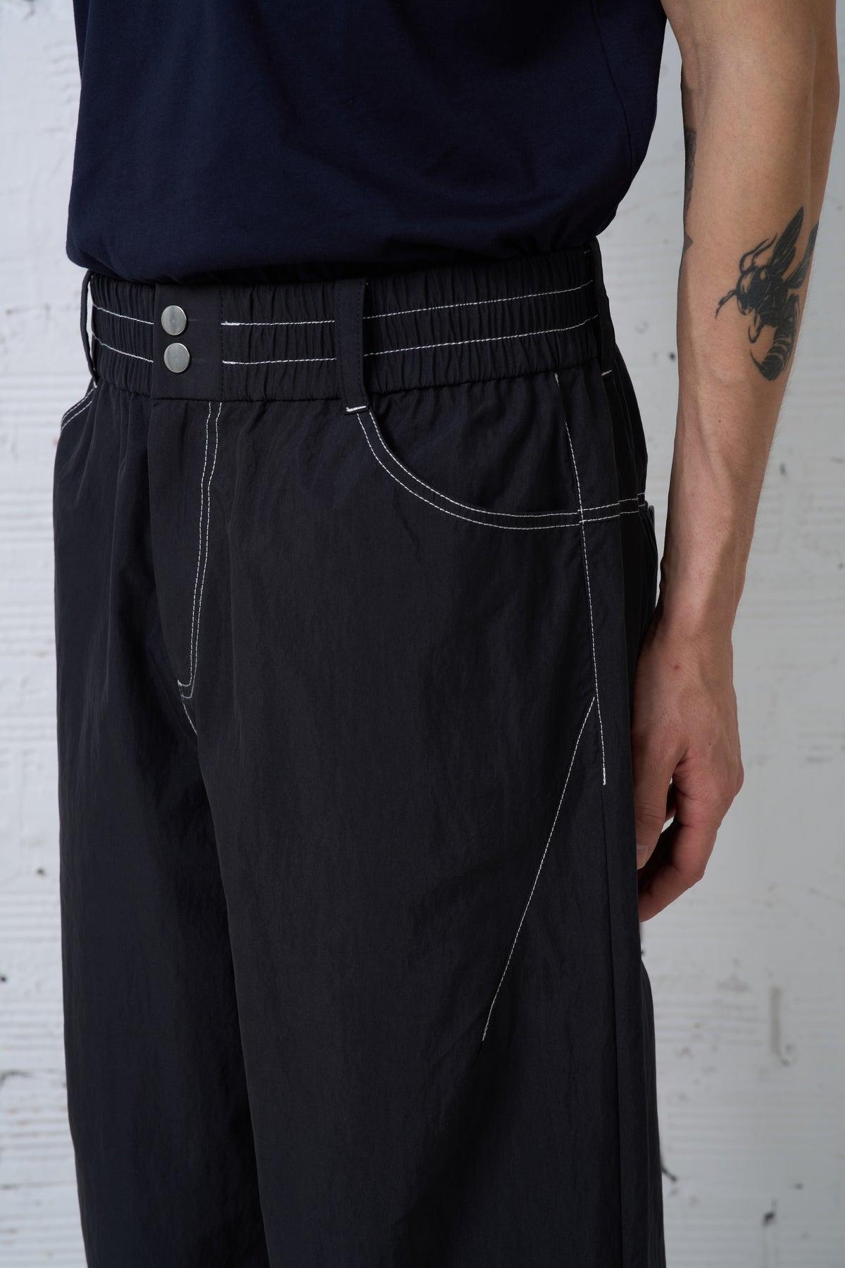 MAXI UTILITY PANTS / BLACK