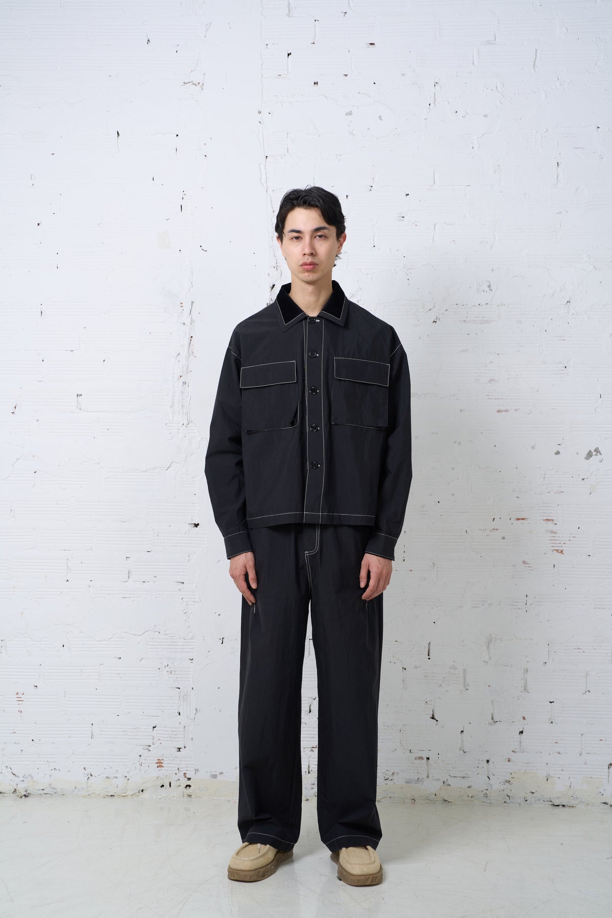 MAXI UTILITY JACKET / BLACK