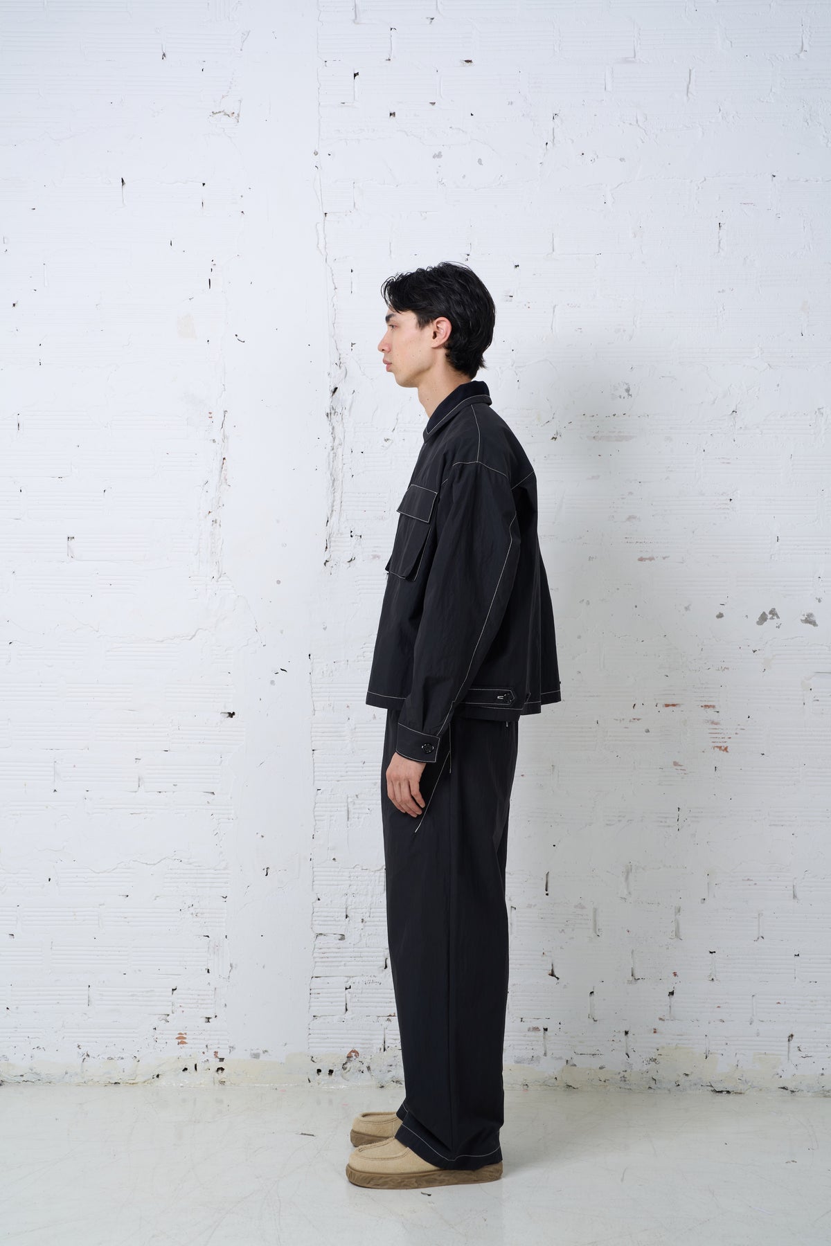 MAXI UTILITY JACKET / BLACK