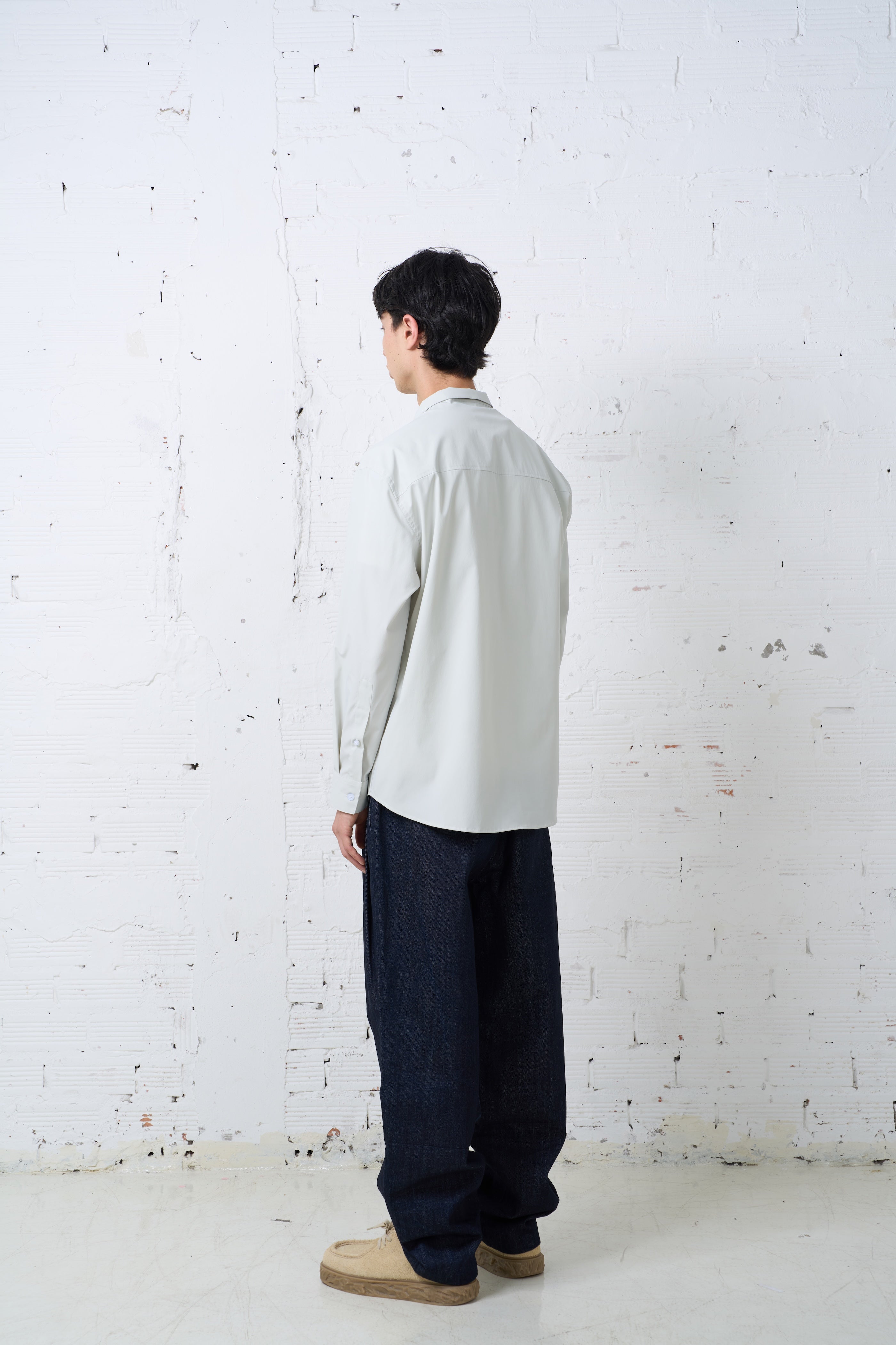 HIGH NECK DOUBLE POCKET SHIRTS